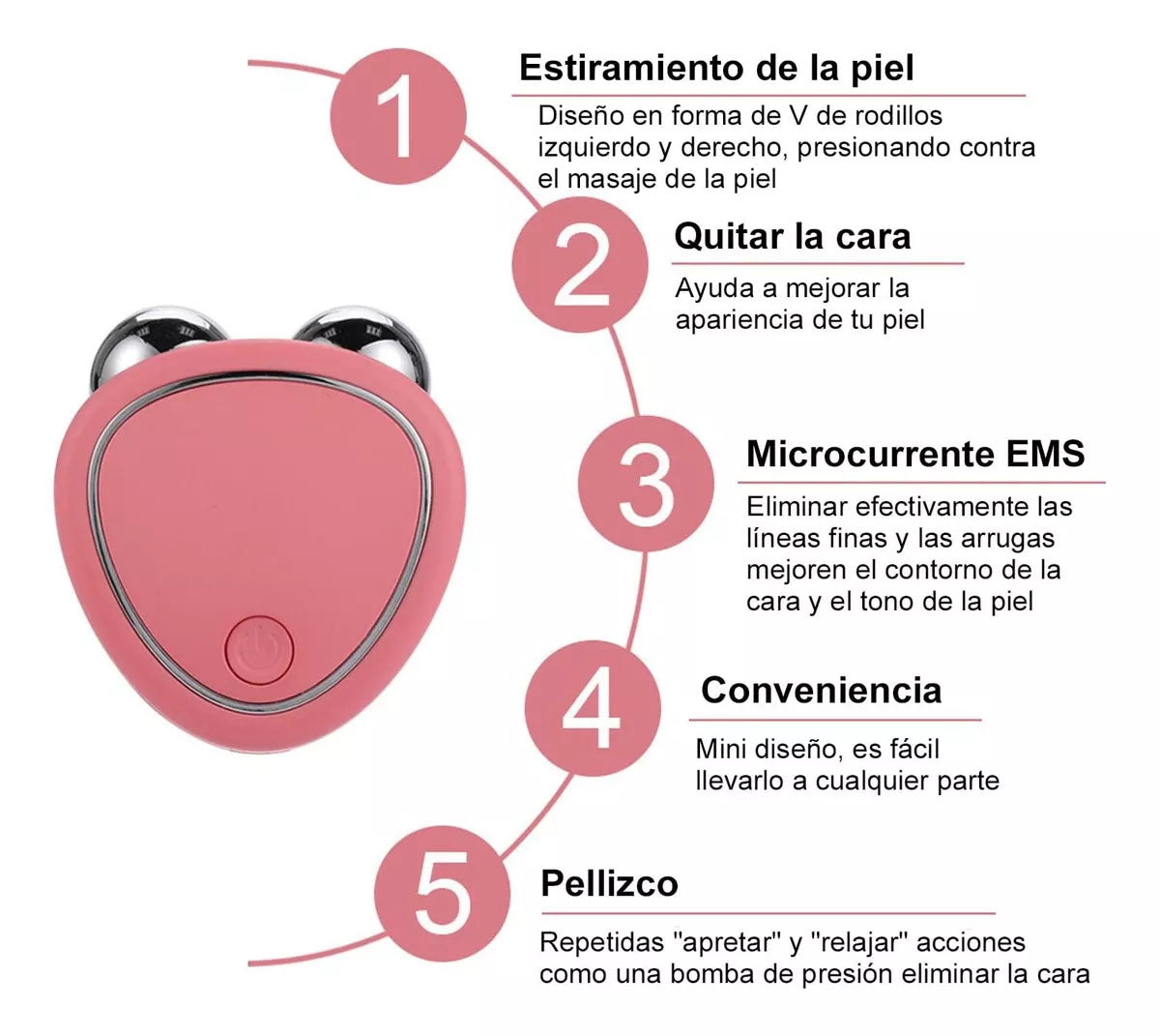 SkinUp® - Masajeador Facial Microcorriente