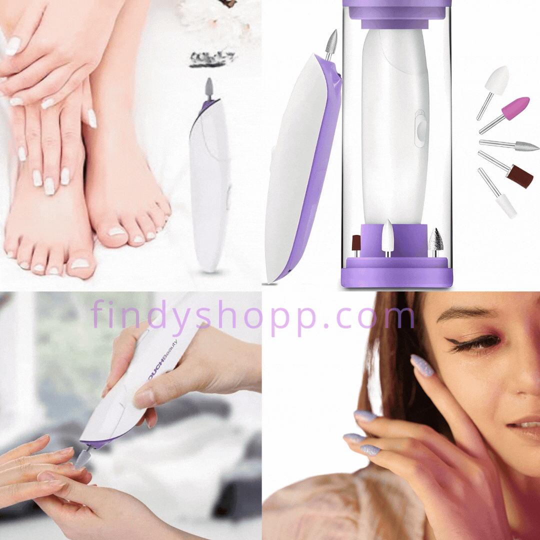 Kit Eléctrico de Manicura y Pedicura 5 en 1 - Glam QTI París®