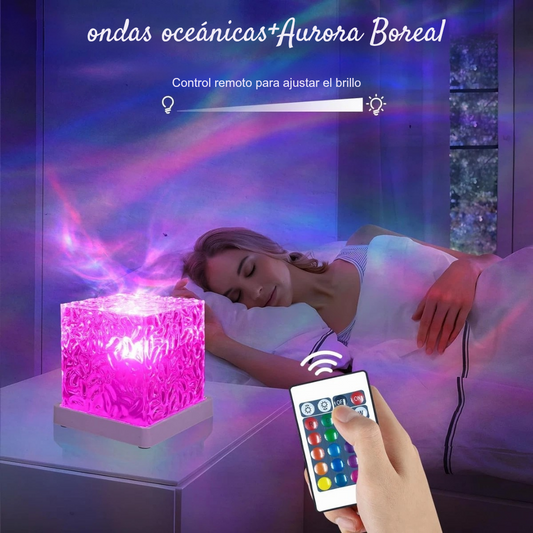 Lámpara de 16 colores Aurora boreal - TeseractoLamp Aurora Boreal®